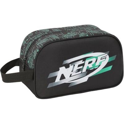 SAFTA Nerf Game, middelgroot, met handvat, kindertoilettas, aanpasbaar aan de wagen, eenvoudige reiniging, comfortabel en veelzijdig, kwaliteit en duurzaamheid, 26 x 12 x 15 cm, Zwart, M, casual SAFTA Nerf Game, middelgroot, met handvat, kindertoilettas, aanpasbaar aan de wagen, eenvoudige reiniging, comfortabel en veelzijdig, kwaliteit en duurzaamheid, 26 x 12 x 15 cm, Zwart, M, casual