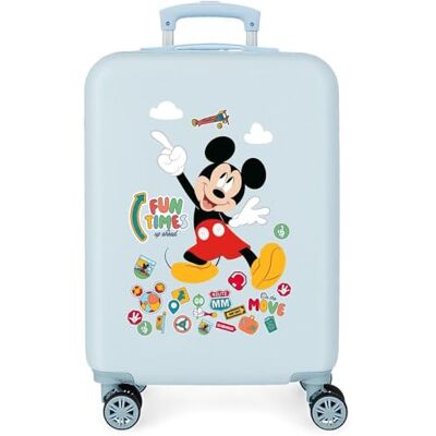 Disney Joumma Mickey Fun Times Handbagage Koffer Blauw 38x55x20 cm Hard 2 kgs Zijcombinatieslot ABS 2 kgs 35L Handbagage Disney Joumma Mickey Fun Times Handbagage Koffer Blauw 38x55x20 cm Hard 2 kgs Zijcombinatieslot ABS 2 kgs 35L Handbagage