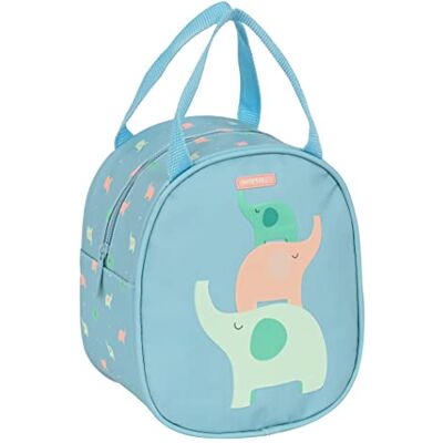 SAFTA Easy Cleaning Thermische Toilettas "ELEPHANTES" Preschool Saft, Mint Green Pastel, Estándar, Casual, Mint Groen Pastel, Estándar, Casual SAFTA Easy Cleaning Thermische Toilettas "ELEPHANTES" Preschool Saft, Mint Green Pastel, Estándar, Casual, Mint Groen Pastel, Estándar, Casual