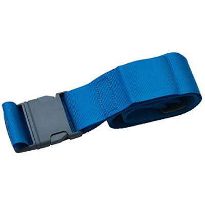 Connex Kofferriem 2 m x 50 mm met praktische snelsluiting in lengte verstelbaar opvallend blauw uv-bestendig en kleurecht van polypropyleen/kofferband/bagageriem / DY270617 Connex Kofferriem 2 m x 50 mm met praktische snelsluiting in lengte verstelbaar opvallend blauw uv-bestendig en kleurecht van polypropyleen/kofferband/bagageriem / DY270617