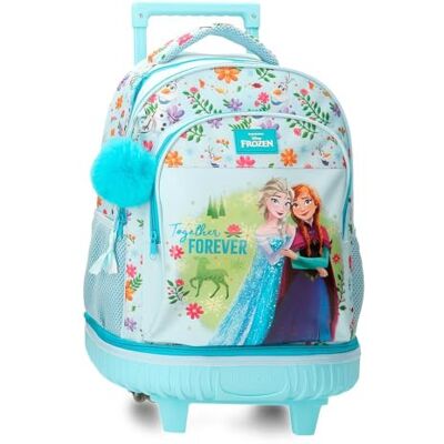 Disney Joumma Frozen Forever Compacte Rugzak 2 Wielen Lichtblauw 32x45x21 cm Polyester Disney Joumma Frozen Forever Compacte Rugzak 2 Wielen Lichtblauw 32x45x21 cm Polyester