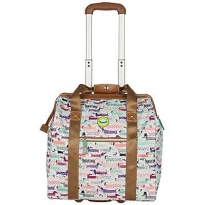 Lily Bloom Designer Under The Seat Tote Cabine Bagage Collectie 15 Inch Patroon Carry on Bag voor Vrouwen Lichtgewicht Koffer met 2 Rolling Wielen, Helemaal Paw Sommige, 15 X 8 X 15 inches Lily Bloom Designer Under The Seat Tote Cabine Bagage Collectie 15 Inch Patroon Carry on Bag voor Vrouwen Lichtgewicht Koffer met 2 Rolling Wielen, Helemaal Paw Sommige, 15 X 8 X 15 inches