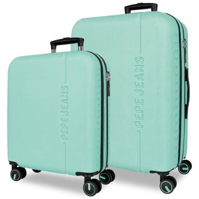 Pepe Jeans Montana Blauw Bagageset 55/68 cm Hard ABS Geïntegreerde TSA-sluiting 109 L 6.9 kg Uitbreidbaar Handbagage Pepe Jeans Montana Blauw Bagageset 55/68 cm Hard ABS Geïntegreerde TSA-sluiting 109 L 6.9 kg Uitbreidbaar Handbagage