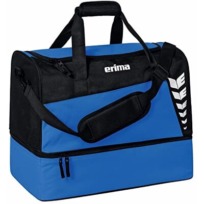 Erima uniseks-volwassene SIX WINGS sporttas met bodemvak (7232310), new royal/zwart, S Erima uniseks-volwassene SIX WINGS sporttas met bodemvak (7232310), new royal/zwart, S
