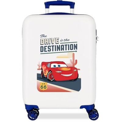 Disney Joumma Destination Cars Handbagage, wit, 38 x 55 x 20 cm, stijf, 2 kg, 35 liter, Wit, Eén maat, cabinekoffer Disney Joumma Destination Cars Handbagage, wit, 38 x 55 x 20 cm, stijf, 2 kg, 35 liter, Wit, Eén maat, cabinekoffer