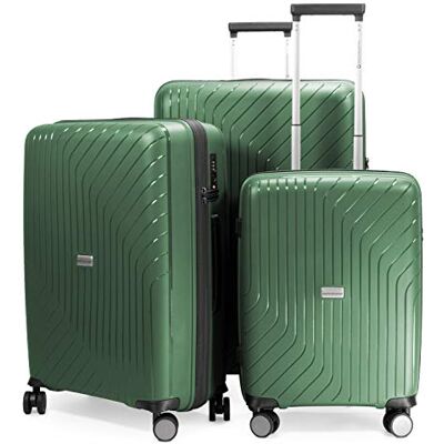 Hauptstadtkoffer TXL Middelgrote Harde Koffer 66 cm, TSA Slot, Reiskoffer van Polypropyleen, Trolley 4 Wielen, Lichtgewicht 2,8 kg, Uitbreidbaar 73L, Donkergroen Hauptstadtkoffer TXL Middelgrote Harde Koffer 66 cm, TSA Slot, Reiskoffer van Polypropyleen, Trolley 4 Wielen, Lichtgewicht 2,8 kg, Uitbreidbaar 73L, Donkergroen