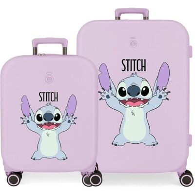 Disney Joumma Playful Kofferset, paars, 55/70 cm, stijf, 7,54 kg, TSA-sluiting, ABS, 7,54 kg, 116 l, handbagage Disney Joumma Playful Kofferset, paars, 55/70 cm, stijf, 7,54 kg, TSA-sluiting, ABS, 7,54 kg, 116 l, handbagage