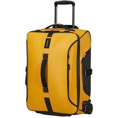Samsonite Paradiver Light Reistas met Wielen & Rugzakfunctie (55 cm), Small, Handbagage, Waterafstotend, Lichtgewicht, 51L, Geel (Yellow) Samsonite Paradiver Light Reistas met Wielen & Rugzakfunctie (55 cm), Small, Handbagage, Waterafstotend, Lichtgewicht, 51L, Geel (Yellow)