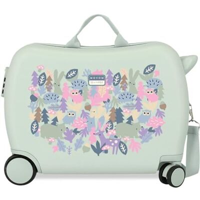 MOVOM Forest Kinderkoffer Groen 50x38x20 cm Hard 1.8 kgs Zijcombinatiesluiting ABS 1.8 kgs 34L Handbagage MOVOM Forest Kinderkoffer Groen 50x38x20 cm Hard 1.8 kgs Zijcombinatiesluiting ABS 1.8 kgs 34L Handbagage