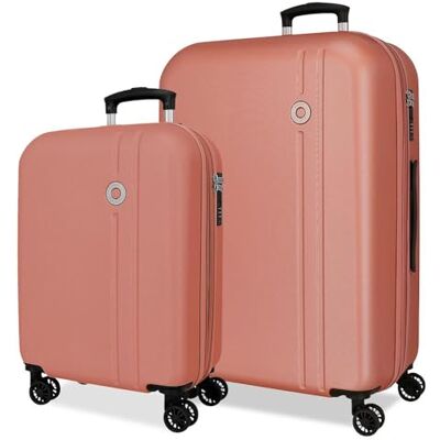 ROLL ROAD Menorca Nude Kofferset 46x65x24 cm Hard ABS Geïntegreerd Combinatieslot 91L 6.05kg 4 Dubbele Wielen Uitbreidbaar Handbagage ROLL ROAD Menorca Nude Kofferset 46x65x24 cm Hard ABS Geïntegreerd Combinatieslot 91L 6.05kg 4 Dubbele Wielen Uitbreidbaar Handbagage