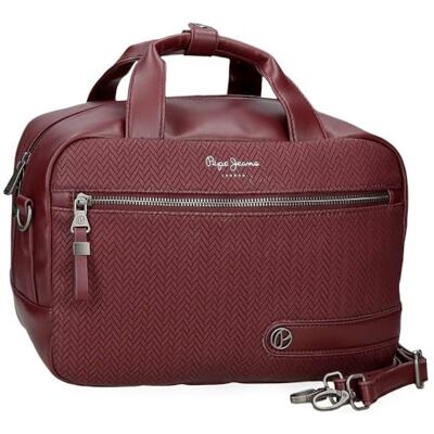 Pepe Jeans Joumma Bags Toilettas, aanpasbaar, met schouderriem, rood, 31 x 21 x 15 cm, kunstleer, Rood, Eén maat, Verstelbare make-uptas met schouderriem Pepe Jeans Joumma Bags Toilettas, aanpasbaar, met schouderriem, rood, 31 x 21 x 15 cm, kunstleer, Rood, Eén maat, Verstelbare make-uptas met schouderriem