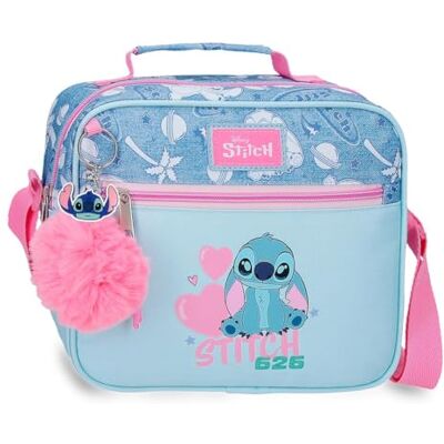 Disney Joumma Stitch Hearts Aanpasbaar Tas met Schouderband Blauw 23x20x9 cm Polyester Disney Joumma Stitch Hearts Aanpasbaar Tas met Schouderband Blauw 23x20x9 cm Polyester