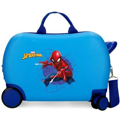 Marvel Joumma Spiderman Action-kinderkoffer, blauw, 45 x 31 x 20 cm, stijf, 1,8 kg, zijdelingse combinatiesluiting, ABS, 1,8 kg, 27,9 l, handbagage, Blauw, Eén maat, kinderkoffer Marvel Joumma Spiderman Action-kinderkoffer, blauw, 45 x 31 x 20 cm, stijf, 1,8 kg, zijdelingse combinatiesluiting, ABS, 1,8 kg, 27,9 l, handbagage, Blauw, Eén maat, kinderkoffer