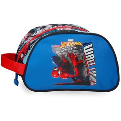 Marvel Joumma Spiderman Wall Crawler Nececer Aanpasbaar Zwart 24x14x10 cm Polyester 3,36L Marvel Joumma Spiderman Wall Crawler Nececer Aanpasbaar Zwart 24x14x10 cm Polyester 3,36L