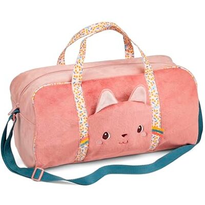 Lilliputiens Jeanne Le Chat weekendtas reizen roze 45 cm vanaf 3 jaar 84491 Lilliputiens Jeanne Le Chat weekendtas reizen roze 45 cm vanaf 3 jaar 84491