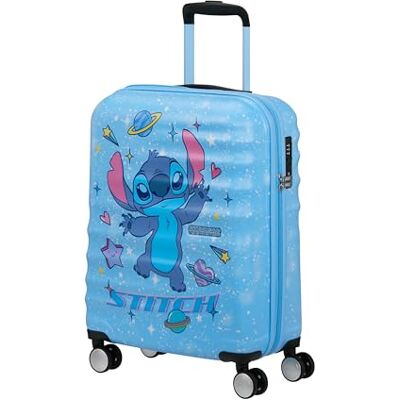 American Tourister Wavebreaker Disney Stitch Handbagage Koffer 55 cm, Hardshell Koffer, Cabine Trolley voor Ryanair & de Meeste Luchtvaartmaatschappijen Stitch Universe American Tourister Wavebreaker Disney Stitch Handbagage Koffer 55 cm, Hardshell Koffer, Cabine Trolley voor Ryanair & de Meeste Luchtvaartmaatschappijen Stitch Universe