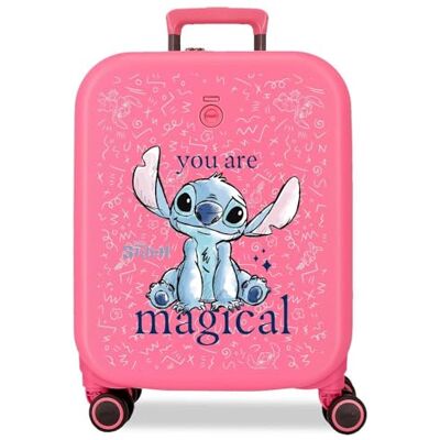 Disney Joumma You Are Magical cabinekoffer, fuchsia, 40 x 55 x 20 cm, stijf, 3,22 kg, geïntegreerde TSA-sluiting, ABS, 3,22 kg, 37 l, handbagage Disney Joumma You Are Magical cabinekoffer, fuchsia, 40 x 55 x 20 cm, stijf, 3,22 kg, geïntegreerde TSA-sluiting, ABS, 3,22 kg, 37 l, handbagage