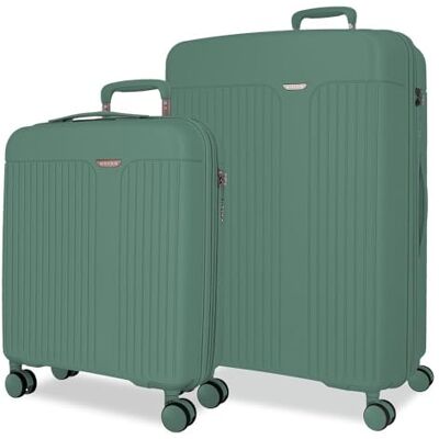 MOVOM Dark Groen Kofferset 48x68x27 cm Hard Polypropyleen Geïntegreerde TSA-sluiting 109L 6.6 kg 4 Dubbele Wielen Uitbreidbaar Handbagage MOVOM Dark Groen Kofferset 48x68x27 cm Hard Polypropyleen Geïntegreerde TSA-sluiting 109L 6.6 kg 4 Dubbele Wielen Uitbreidbaar Handbagage