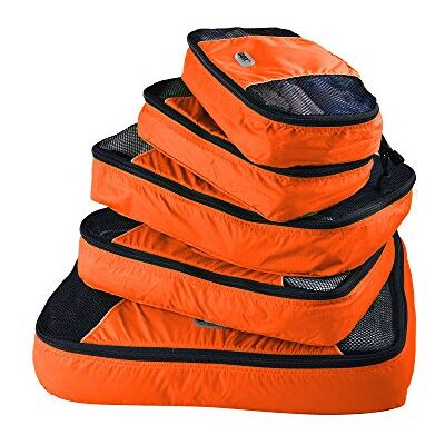 GOX Ultra Licht 5-delige Verpakking Kubussen Set Reizen Bagage Verpakking Organisatoren Value Pack 1xLarge 2xMedium 2xSmall GOX Ultra Licht 5-delige Verpakking Kubussen Set Reizen Bagage Verpakking Organisatoren Value Pack 1xLarge 2xMedium 2xSmall