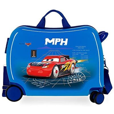 Disney Koffer Cars Rocket Racing, Blauw, 50x38x20 cms, kinderkoffer Disney Koffer Cars Rocket Racing, Blauw, 50x38x20 cms, kinderkoffer