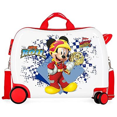 Disney Mickey Joy Veelkleurige Kids Rolling Koffer 50x38x20 cm Stijve ABS Combinatieslot 34 liter 2,1 Kg 4 wielen handbagage Disney Mickey Joy Veelkleurige Kids Rolling Koffer 50x38x20 cm Stijve ABS Combinatieslot 34 liter 2,1 Kg 4 wielen handbagage