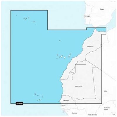 Navionics Canarische Eilanden NW Afrika - Nautische Kaart Navionics Canarische Eilanden NW Afrika - Nautische Kaart