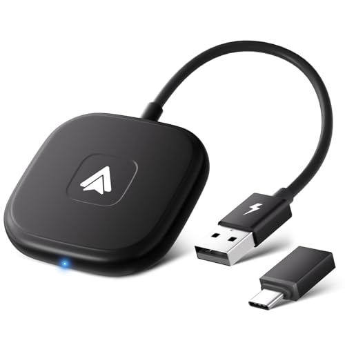 PAUNEZUEL Draadloze Android Auto Adapter, Android Auto Dongle Wireless voor Android Car System Radio's, Android Car Wireless Adapter voor Android Autoradio met OEM Wired Android Auto, compatibel met 98% van de