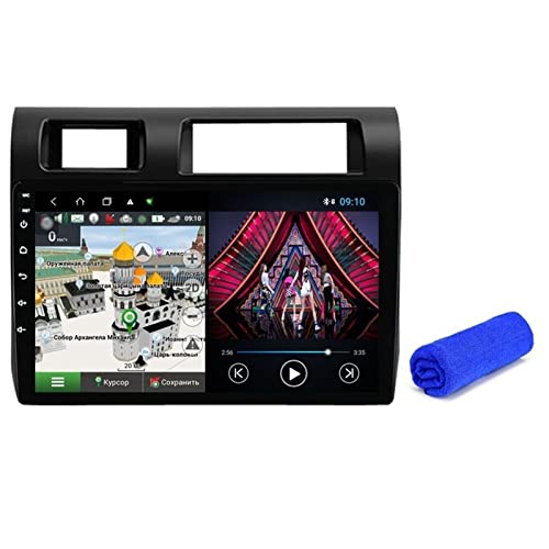 BUOZCHY Autoradio 4G host Android 10 geschikt voor Toyota La-nd Cruiser 70 GPS-navigatie stereo autoradio video multimedia speler Autoradio LC 70 (Kleur: T3 4Core 1G 16G-1)