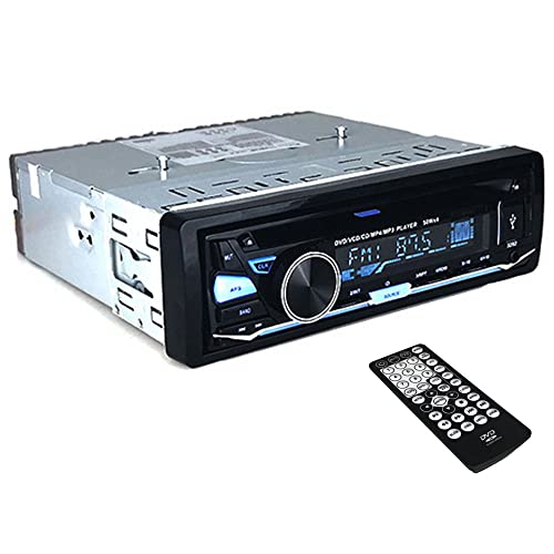 PolarLander Universele 1 Din Auto Stereo Radio Audiospeler afneembaar frontpaneel CD DVD MP3-speler met FM AUX SD/USB-poort