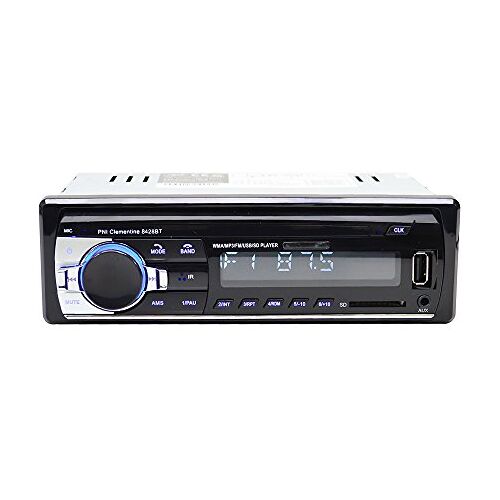 PNI 8428BT, digitale mediaspeler, 4 x 45 W, auto audio FM-radio, auto-MP3-speler, USB/SD/AUX-handsfree-functie met draadloze afstandsbediening, zwart