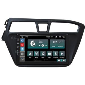 Jf Sound car audio system Specifieke autoradio voor Hyundai I20 2015-2018 Android GPS Bluetooth WiFi USB DAB+ Touchscreen 9" 8core Carplay AndroidAuto Jf Sound car audio system Specifieke autoradio voor Hyundai I20 2015-2018 Android GPS Bluetooth WiFi USB DAB+ Touchscreen 9" 8core Carplay AndroidAuto