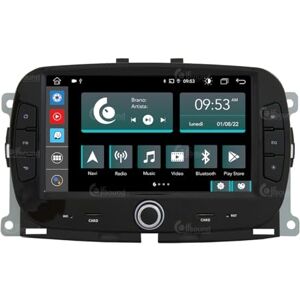 Jf Sound car audio system Specifieke autoradio voor Fiat new 500 Android GPS Bluetooth WiFi USB DAB+ Touchscreen 7" 8core Carplay AndroidAuto Jf Sound car audio system Specifieke autoradio voor Fiat new 500 Android GPS Bluetooth WiFi USB DAB+ Touchscreen 7" 8core Carplay AndroidAuto