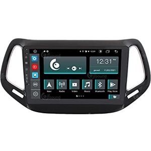 Jf Sound car audio system Op maat gemaakte autoradio voor Jeep Compass Android GPS Bluetooth WiFi Dab USB Full HD Touchscreen Display 9" Easyconnect Processor 8core Stembediening Jf Sound car audio system Op maat gemaakte autoradio voor Jeep Compass Android GPS Bluetooth WiFi Dab USB Full HD Touchscreen Display 9" Easyconnect Processor 8core Stembediening