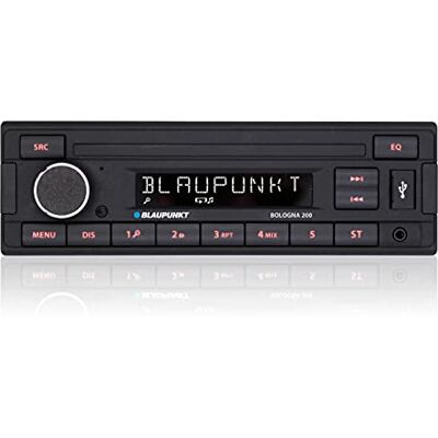 Blaupunkt Bologna 200, zwart, 1-din Blaupunkt Bologna 200, zwart, 1-din