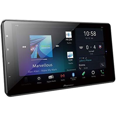 Pioneer SPH-EVO93DAB Mediacenter — 9-inch touchscreen, wifi, Alexa-spraakbediening, Apple CarPlay, Android auto, DAB/DAB+ digitale radio, Bluetooth, 13-bands equalizer Pioneer SPH-EVO93DAB Mediacenter — 9-inch touchscreen, wifi, Alexa-spraakbediening, Apple CarPlay, Android auto, DAB/DAB+ digitale radio, Bluetooth, 13-bands equalizer