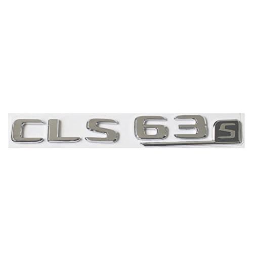 NEZIH Chrome ABS Kofferbak Letters Badge Badges Emblem Emblemen Sticker Compatibel met Mercedes Benz CLS63 AMG S 2017 + Embleem Logo Sticker sticker