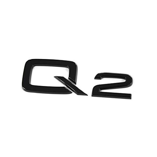 Audi 81A071803 belettering Q2 stickers letters sticker Black Edition embleem modelbelettering modelaanduiding, zwart