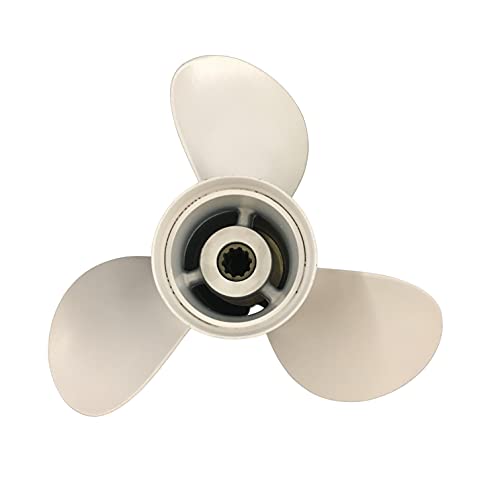 BARDOVEN Buitenboordmotor Prop 20-30HP 9-7/8x14 Aluminium Propeller 10 Tand Fit voor Yamaha buitenboordmotor motor