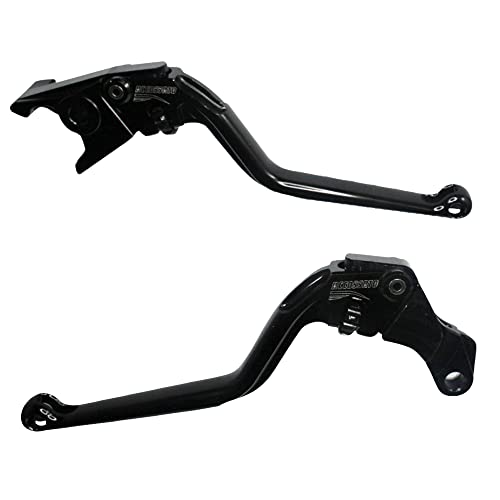 ACCOSSATO Paar hendels zwart voor Hyosung Comet GT 250 R Fi Euro3 van 2007 tot 2008 (CC 250)