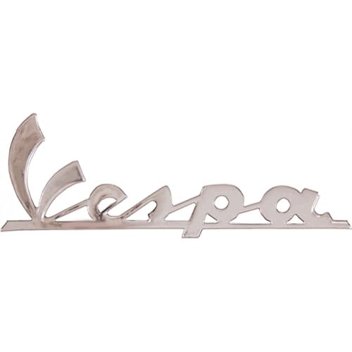 RMS Emblem/Belettering „Vespa” Voor Vespa Sprint/Super/Rally 2 Pinnen 120X35 Mm Gatafstand 100 Mm