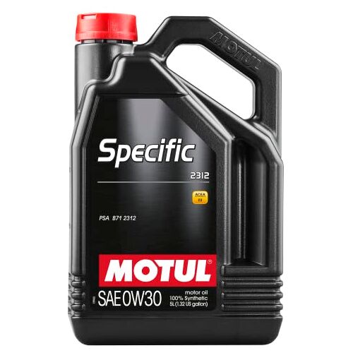 Motul Specifieke 106414/74 speciale smeerolie, 5 liter, B71 2312 0W30,Goud