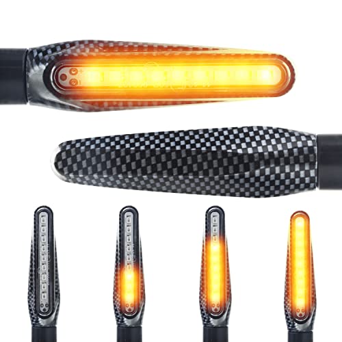 Area1 Led-knipperlichten voor motorfiets en scooter, compatibel met Aprilia SR 50 Sport, Racing, SR 50 Di-Tech (E-goedgekeurd/2 stuks) (V2)