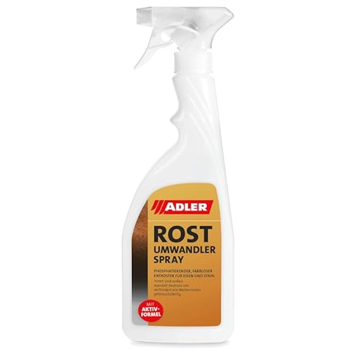 ADLER Roestomvormer spray 0,5 l gebruiksklare roestomvormer voor het ontroesten van ijzer en staal.