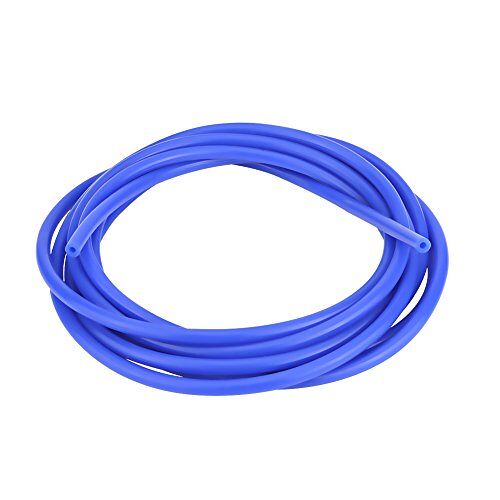 Yosoo Health Gear YHG Siliconen vacuümbuis, 4 mm hoogwaardige vacuümslang, rubberen buis, 5 m siliconen slangslang voor auto (blauw)