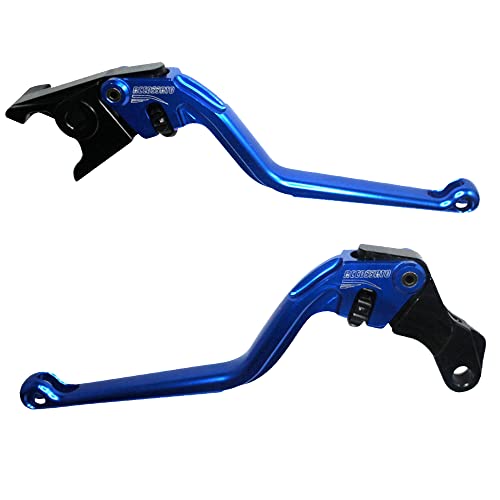 ACCOSSATO 1 paar blauwe hendels voor Hyosung Comet GT 250 R Fi Euro3 van 2007 tot 2008 (CC 250)