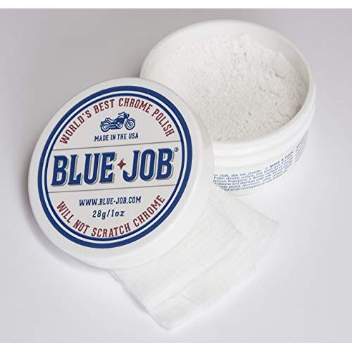 Blue Job Blauw-werk chroom polijstmiddel 28 g/28 g, één polijstmiddel voor al je behoeften