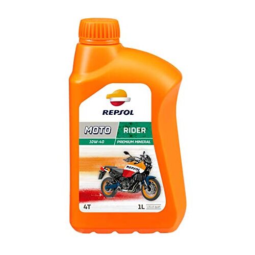 Repsol Moto Rider 4T 10W-40 motorolie voor motorfiets, 1 l