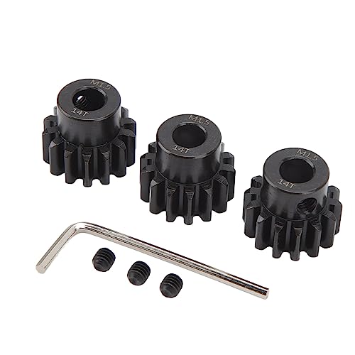 Changor Pinion Gear Set, Motor Pinion Gears Staal Voor 1/5 Model Auto (14T)