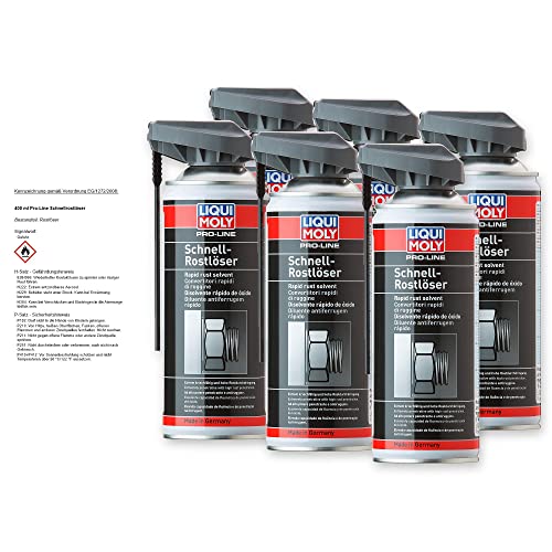 LIQUI MOLY 6x  Pro-Line 7390 snel-roestverwijderaar spray Rust Remover 400