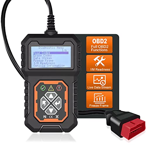 iKiKin Auto OBD2 Code Reader Diagnostic Tool, Auto OBD2 Code Control Engine Fout Code Reader kan alle OBDII Protocol Voertuigen diagnosticeren